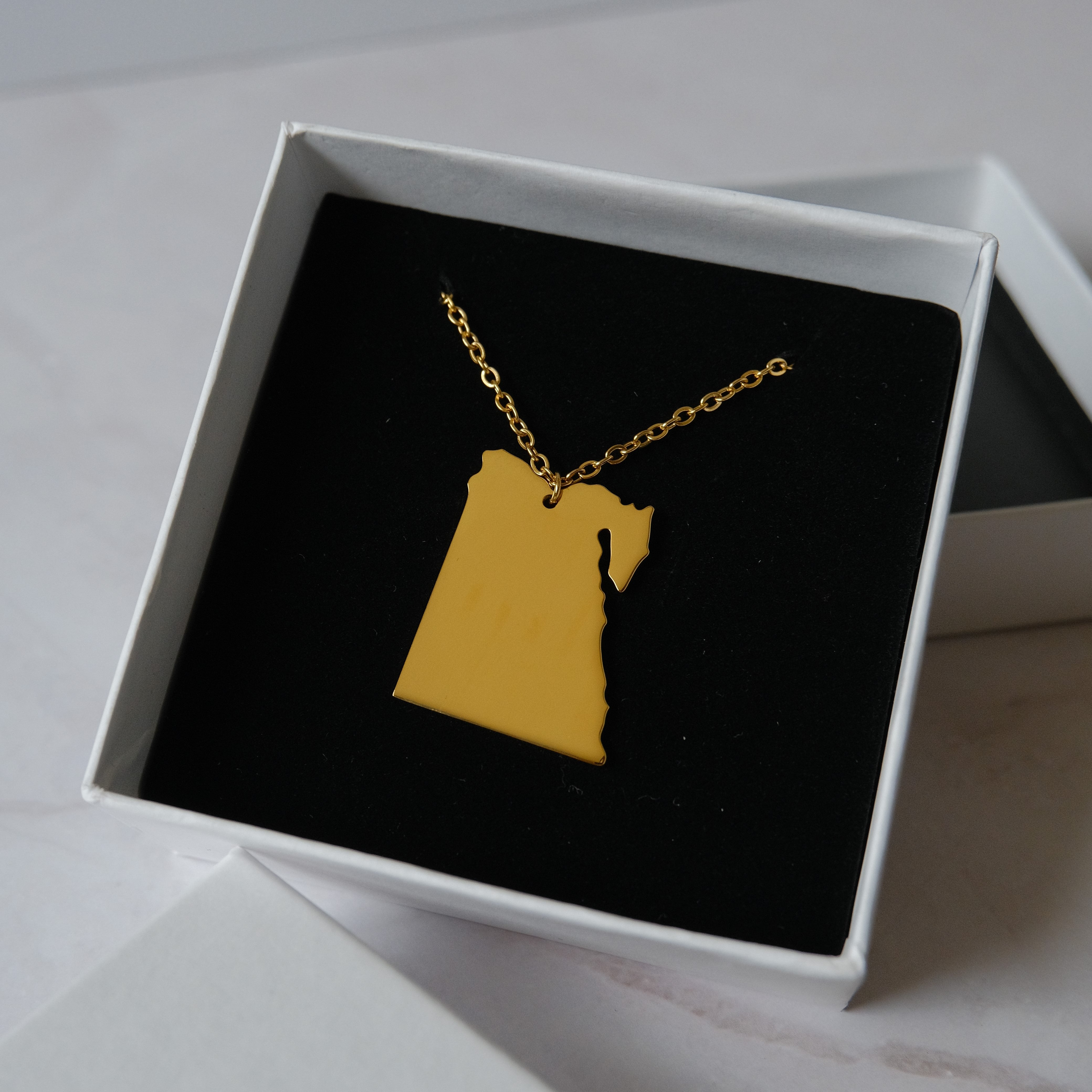 Map Necklace
