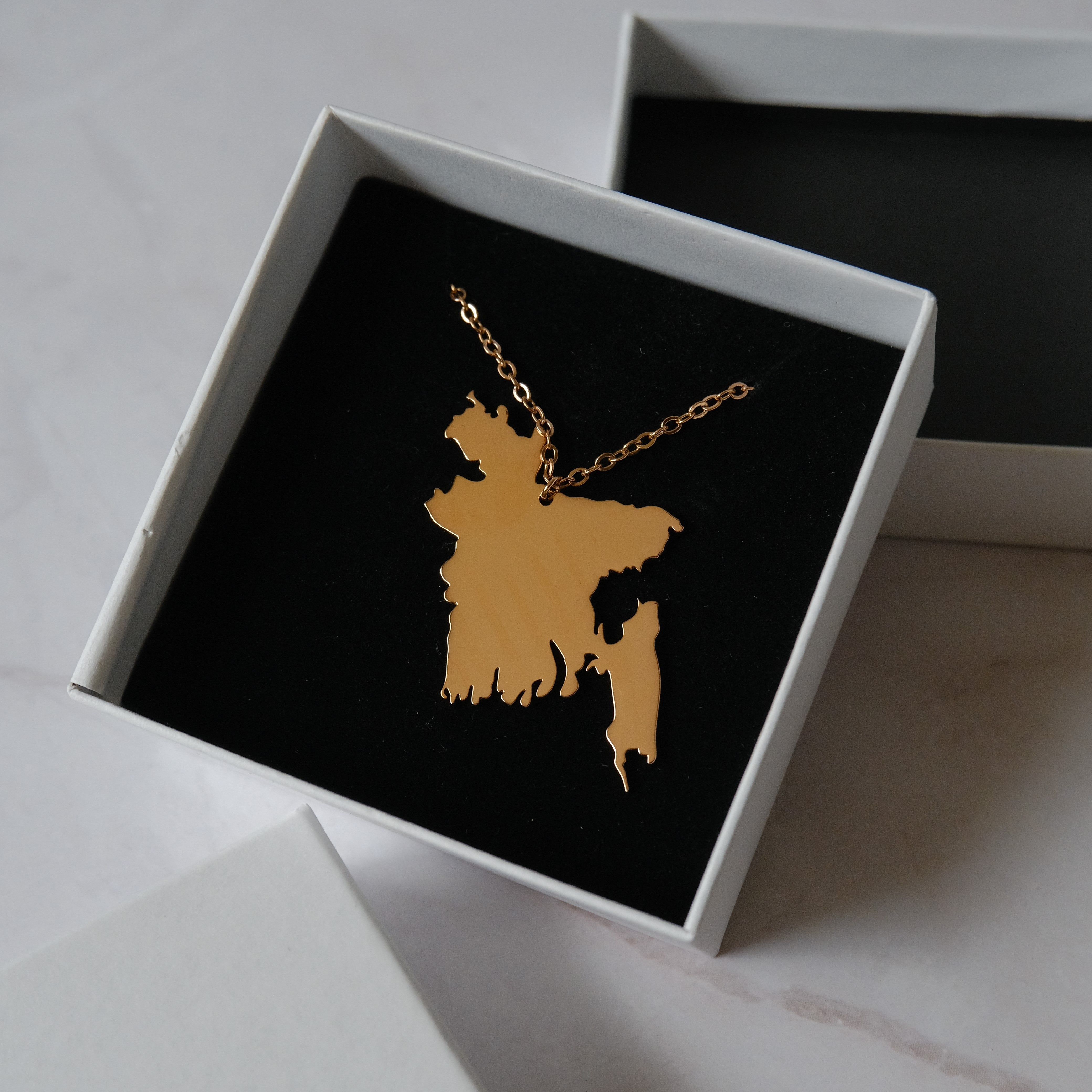 Map Necklace
