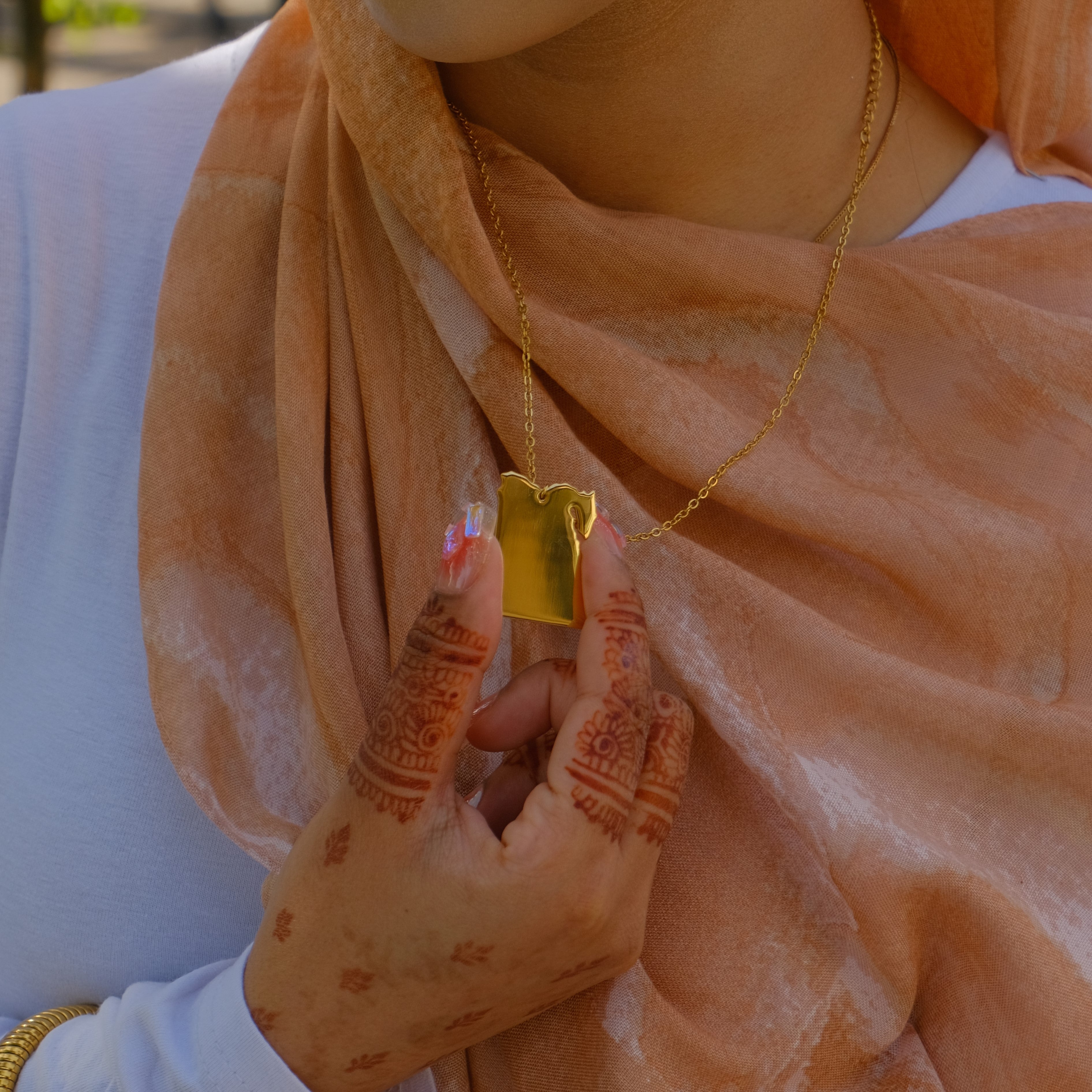 Map Necklace