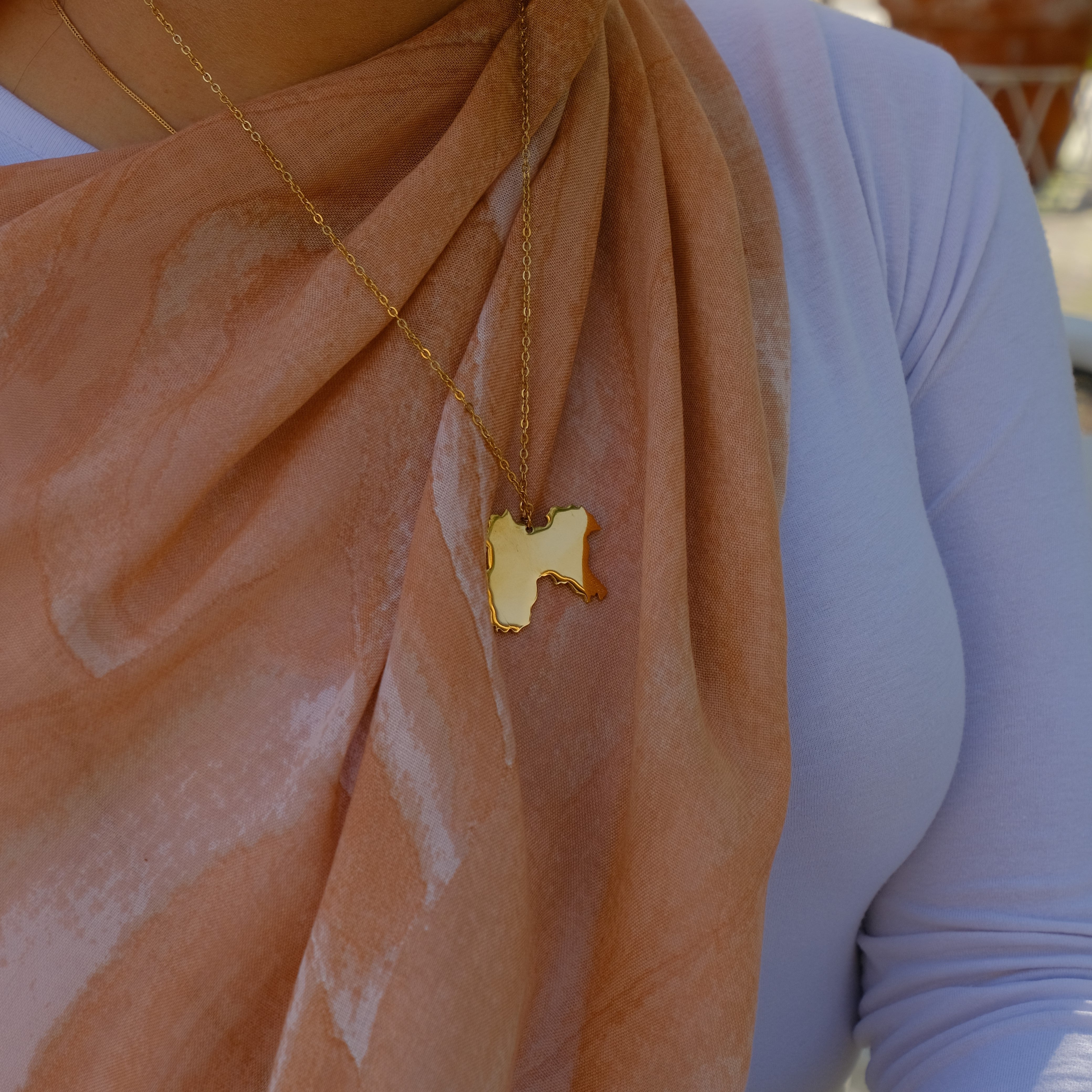 Map Necklace