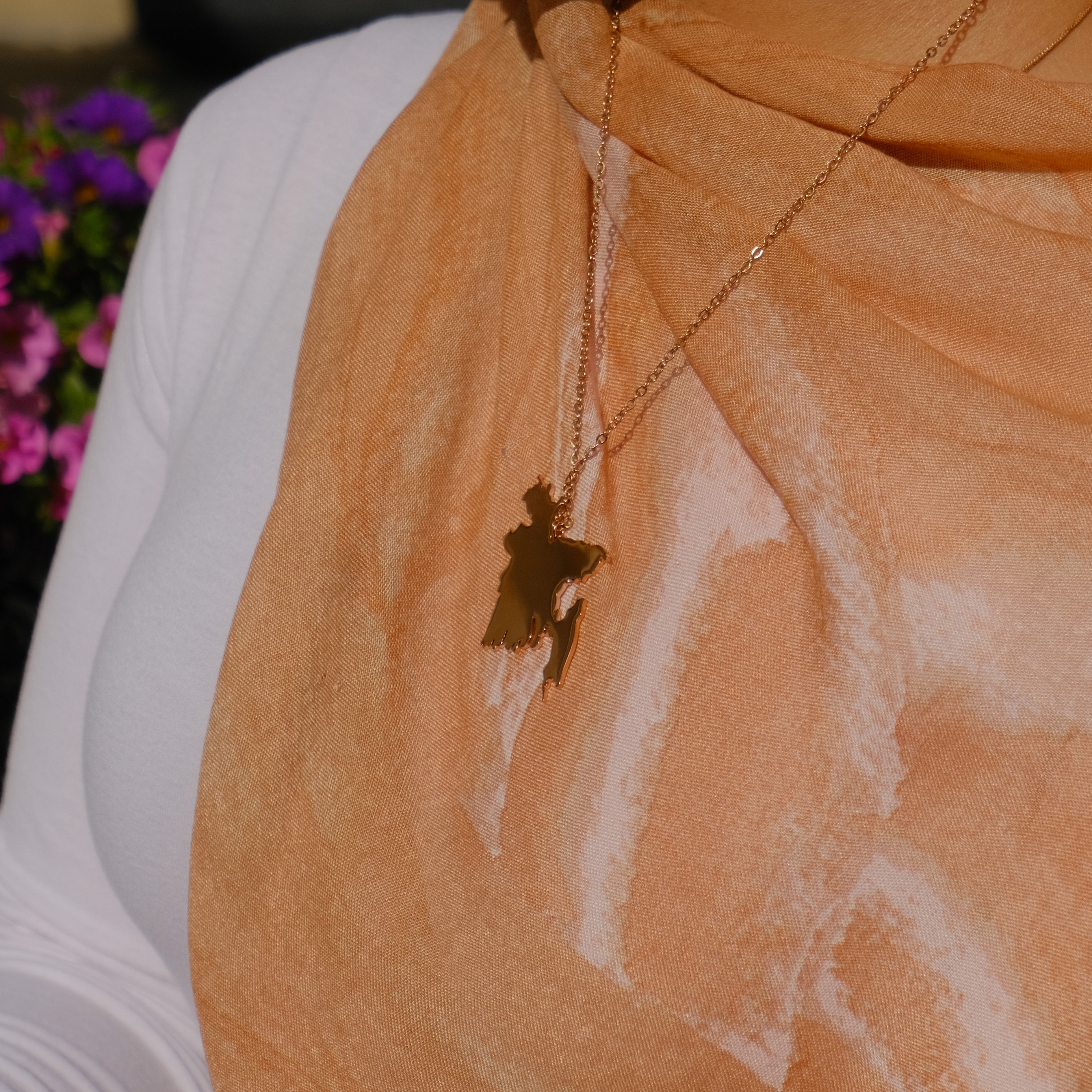 Map Necklace
