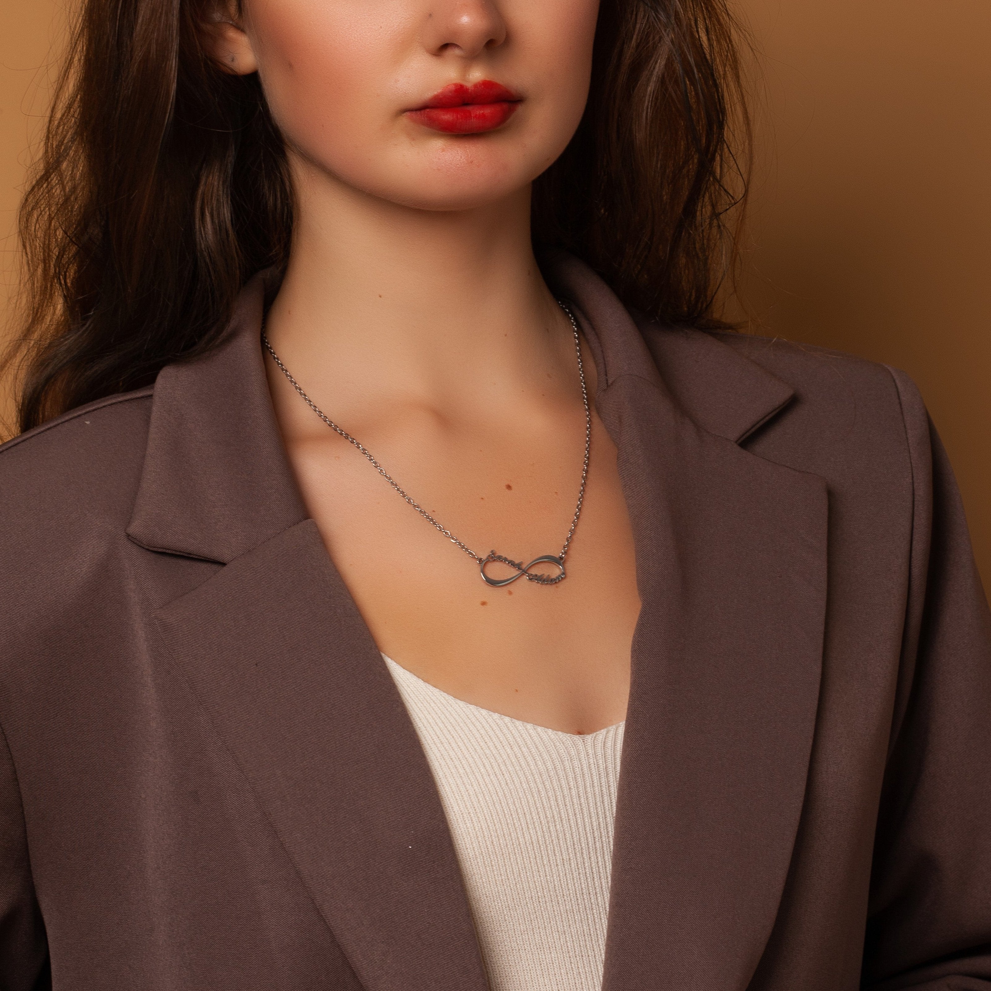 Sterling Silver Custom Infinity Necklace